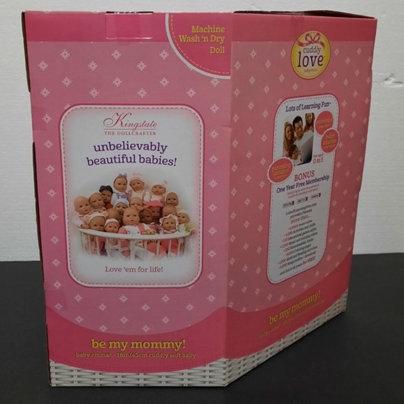 Baby Emma blue eyes by Kingstate the Doll Crafter with accessories  NIB - Picture 4 of 5